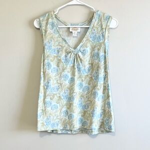 Talbots Silk Blend V-Neck Shell Tank